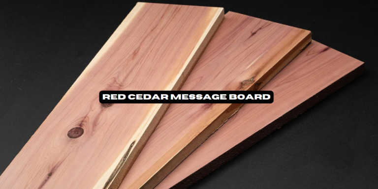 Red Cedar Message Board