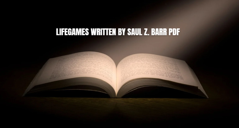 lifegames written by saul z. barr pdf